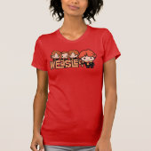 Cartoon Weasley Siblilings Graphic T-Shirt (Vorderseite)