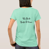 Cartoon Wedding Bride Shirt (Rückseite)