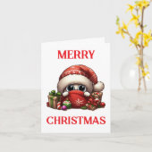 Cartoon Weihnachten entworfen Karte (Gelbe Blume)