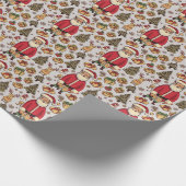 Cartoon Weihnachten Geschenkpapier (Ecke)