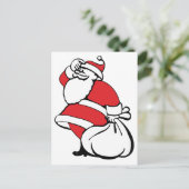 Cartoon Weihnachten Jolly Weihnachtsmann, Sack von (Stehend Vorderseite)