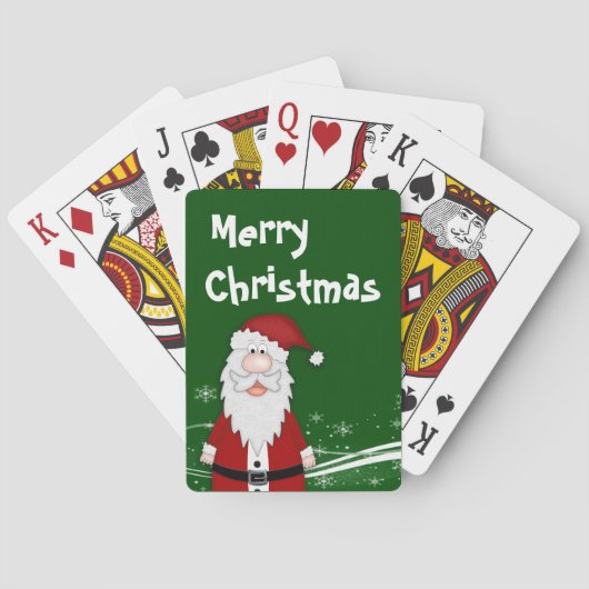 Cartoon Weihnachten Spielkarten (Rückseite)
