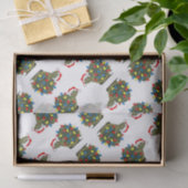 Cartoon Weihnachtsbeleuchtung Schildkrötengewebe Seidenpapier (Geschenk)