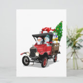 Cartoon Weihnachtswagen (Stehend Vorderseite)