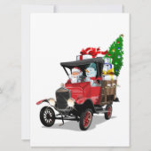 Cartoon Weihnachtswagen (Vorderseite)
