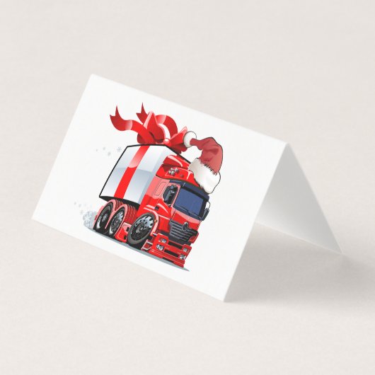 Cartoon Weihnachtswagen (Vorderseite)