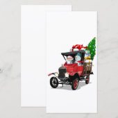 Cartoon Weihnachtswagen (Vorne/Hinten)