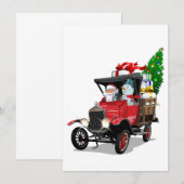 Cartoon Weihnachtswagen (Vorne/Hinten)