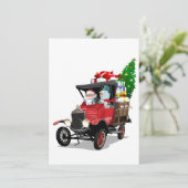 Cartoon Weihnachtswagen (Stehend Vorderseite)