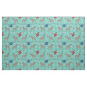 Cartoon Weimaraner Stoff (Fat Quarter (45,7 x 55,9 cm))