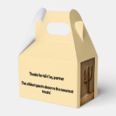 Cartoon Western Ride Tall Cowboy Geschenkschachtel (Rückseite)