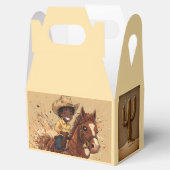 Cartoon Western Ride Tall Cowboy Geschenkschachtel (Geöffnet)