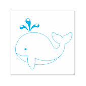 Cartoon Whale Permastempel (Design)