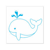 Cartoon Whale Permastempel (Design)