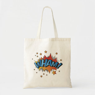 Cartoon Wham / Pow Platsch Tragetasche