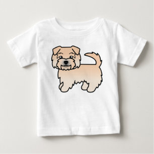 Cartoon Wheaten Norfolk Kunst, Dichtung und Musik Baby T-shirt
