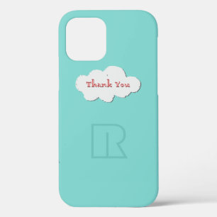 Cartoon White Cloud and Blue on Abstrakt Art Case-Mate iPhone Hülle