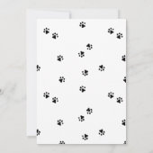 Cartoon wie Bad Two der Knochen Hund 2. Geburtstag Einladung (Rückseite)