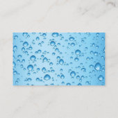 Cartoon Window Squeegee Typ Clearing Service Visitenkarte (Rückseite)