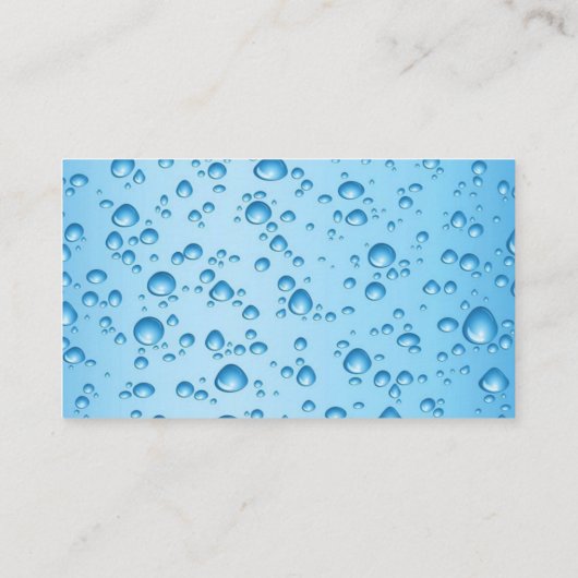 Cartoon Window Squeegee Typ Clearing Service Visitenkarte (Rückseite)