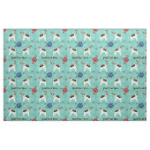 Cartoon Wire Fox Terrier Stoff (Fat Quarter (45,7 x 55,9 cm))