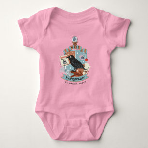 Cartoon Wise Ravenclaw Wappen Baby Strampler