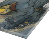Cartoon wizard dreamscape schneidebrett (Ecke)