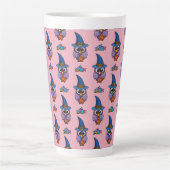 Cartoon Wizard Owl Muster Milchtasse (Vorderseite)