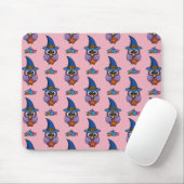 Cartoon Wizard Owl Muster Mousepad (Mit Mouse)