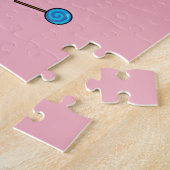 Cartoon Wizard Owl - Trick oder Treten Puzzle (Seite)