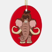 Cartoon-wolliges Mammut Keramik Ornament (Rechts)