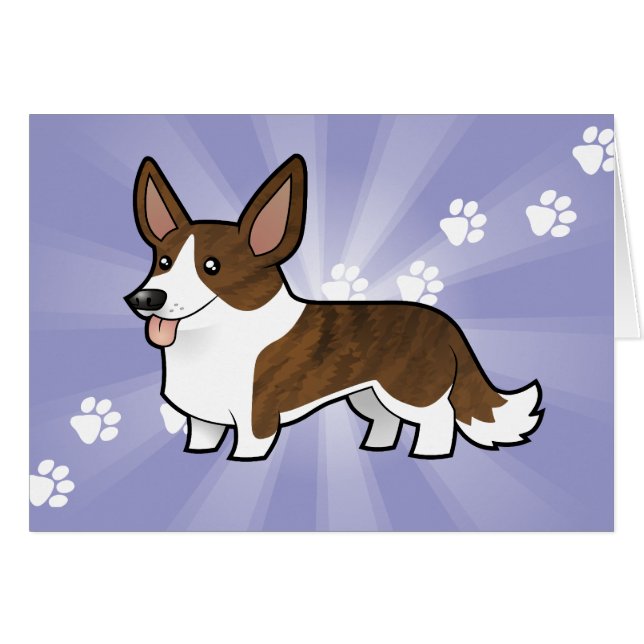 Cartoon-Wolljacken-WaliserCorgi (Vorderseite (Horizontal))