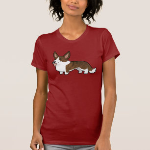 Cartoon-Wolljacken-WaliserCorgi T-Shirt