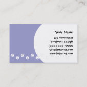 Cartoon-Wolljacken-WaliserCorgi Visitenkarte (Rückseite)