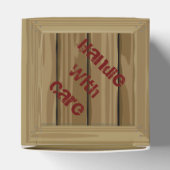Cartoon Wood Crate Geschenkschachtel (Oben)