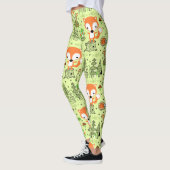 Cartoon Woodland Animals Muster Leggings (Links)