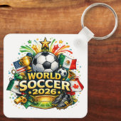 Cartoon World Soccer 2026 Schlüsselanhänger (Rückseite)