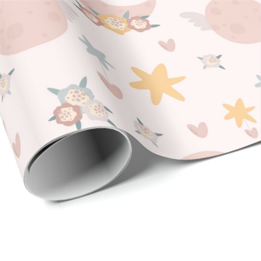 Cartoon-Wrapper Geschenkpapier (Rolleneckpunkt)