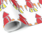 Cartoon-Wrapper Geschenkpapier (Rolleneckpunkt)