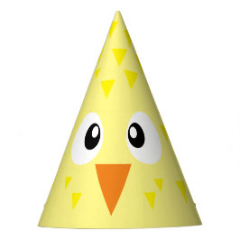 Cartoon Yellow Bird Party Hat Partyhütchen