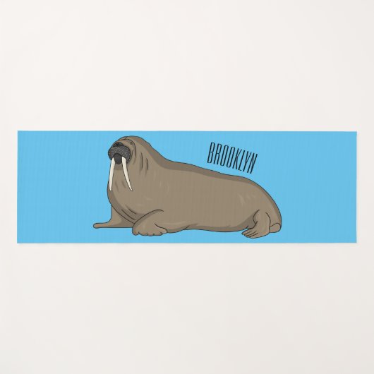 Cartoon Yogamatte (Vorderseite (Horizontal))