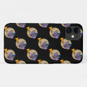 Cartoon Zauberer Ausblättern auf Zimmermuster Case-Mate iPhone Hülle (Rückseite (Horizontal))