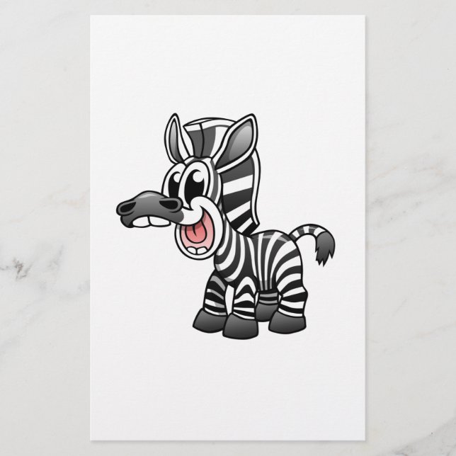 Cartoon Zebra (Vorderseite)