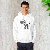 Cartoon Zebra Hoodie