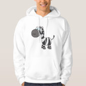 Cartoon Zebra Hoodie (Vorderseite)