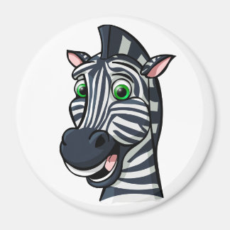 Cartoon Zebra Magnet