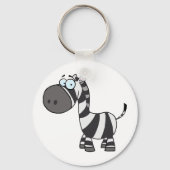 Cartoon Zebra Schlüsselanhänger (Rückseite)