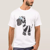 Cartoon Zebra T-Shirt (Vorderseite)