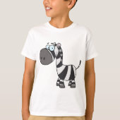Cartoon Zebra T-Shirt (Vorderseite)