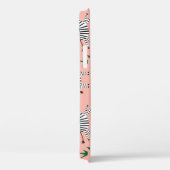 Cartoon Zebras Funny Seamless Muster Case-Mate iPhone Hülle (Rückseite / Rechts)
